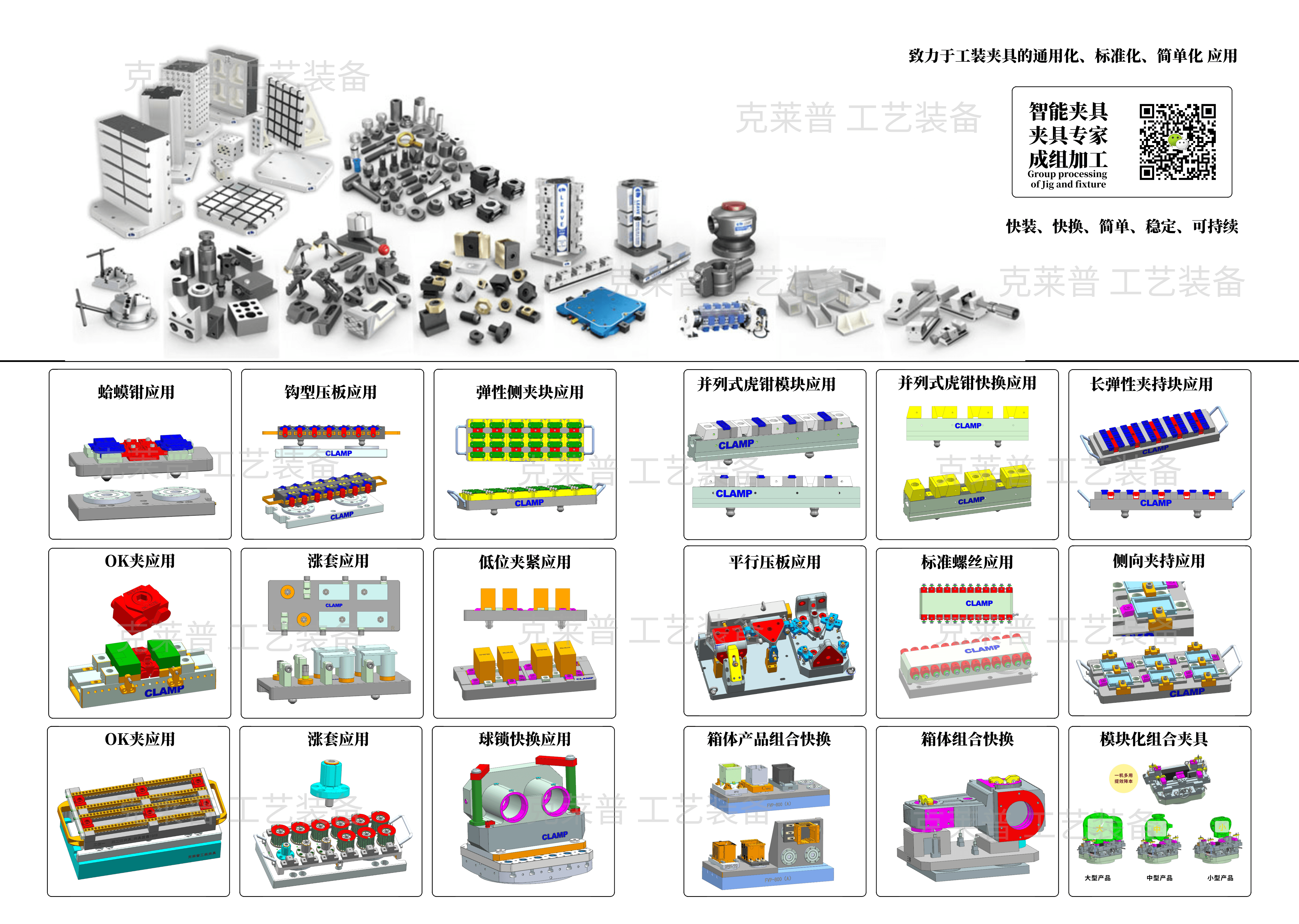 克莱普致力于工装夹具的模块通用化标准化应用