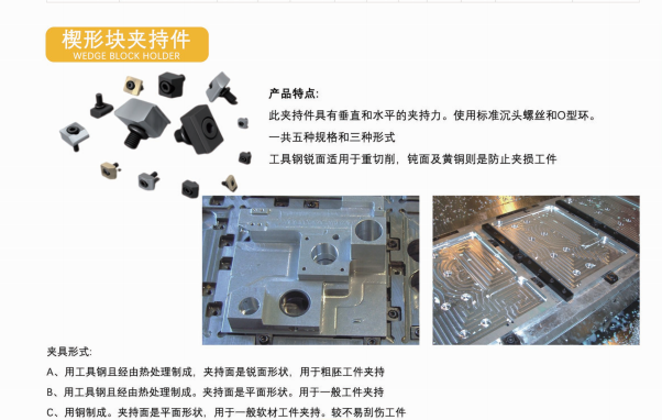 精巧形侧向夹持件 精巧夹持夹具 第1张