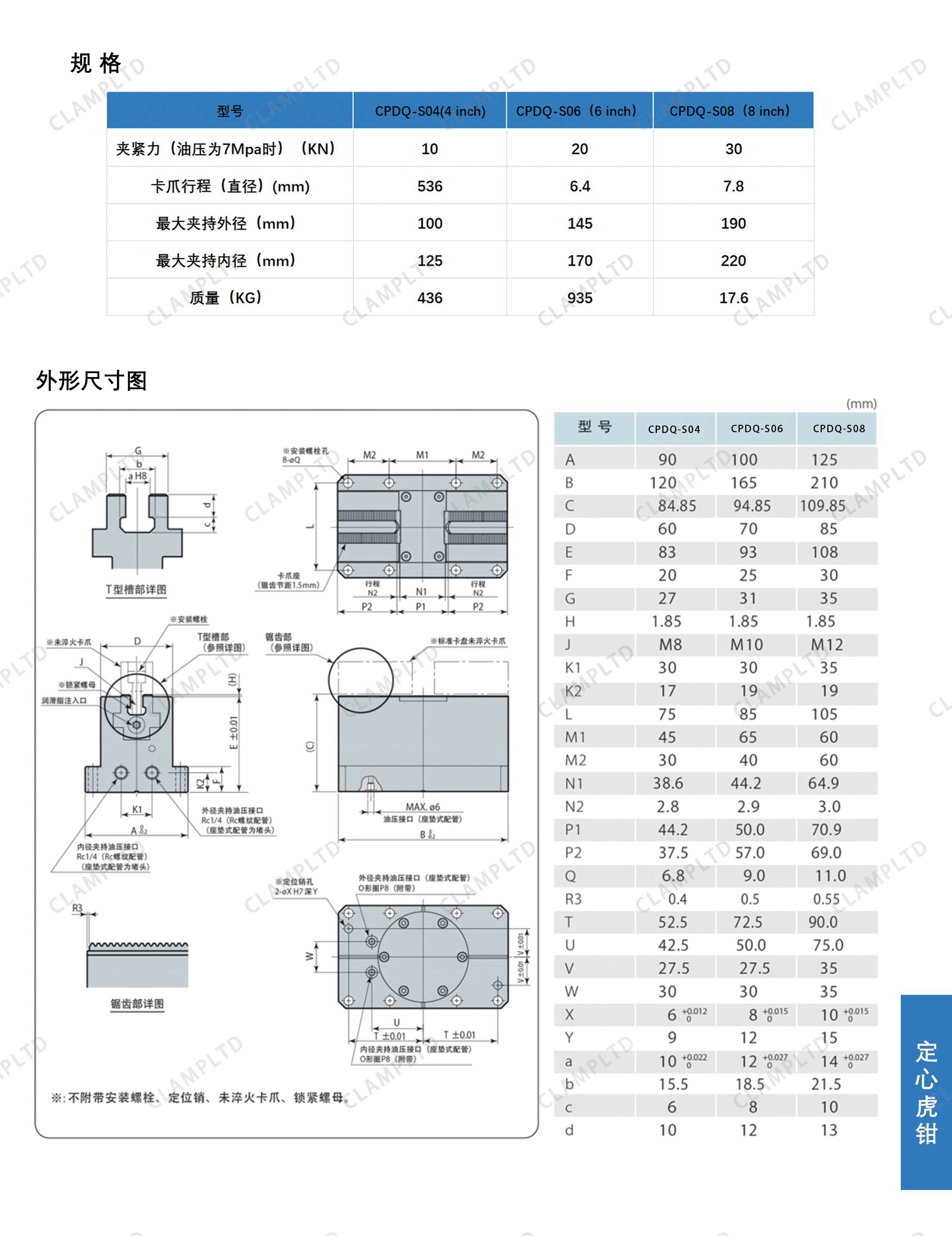 CPDQ-S短行程精密对心台钳 定心虎钳 第2张