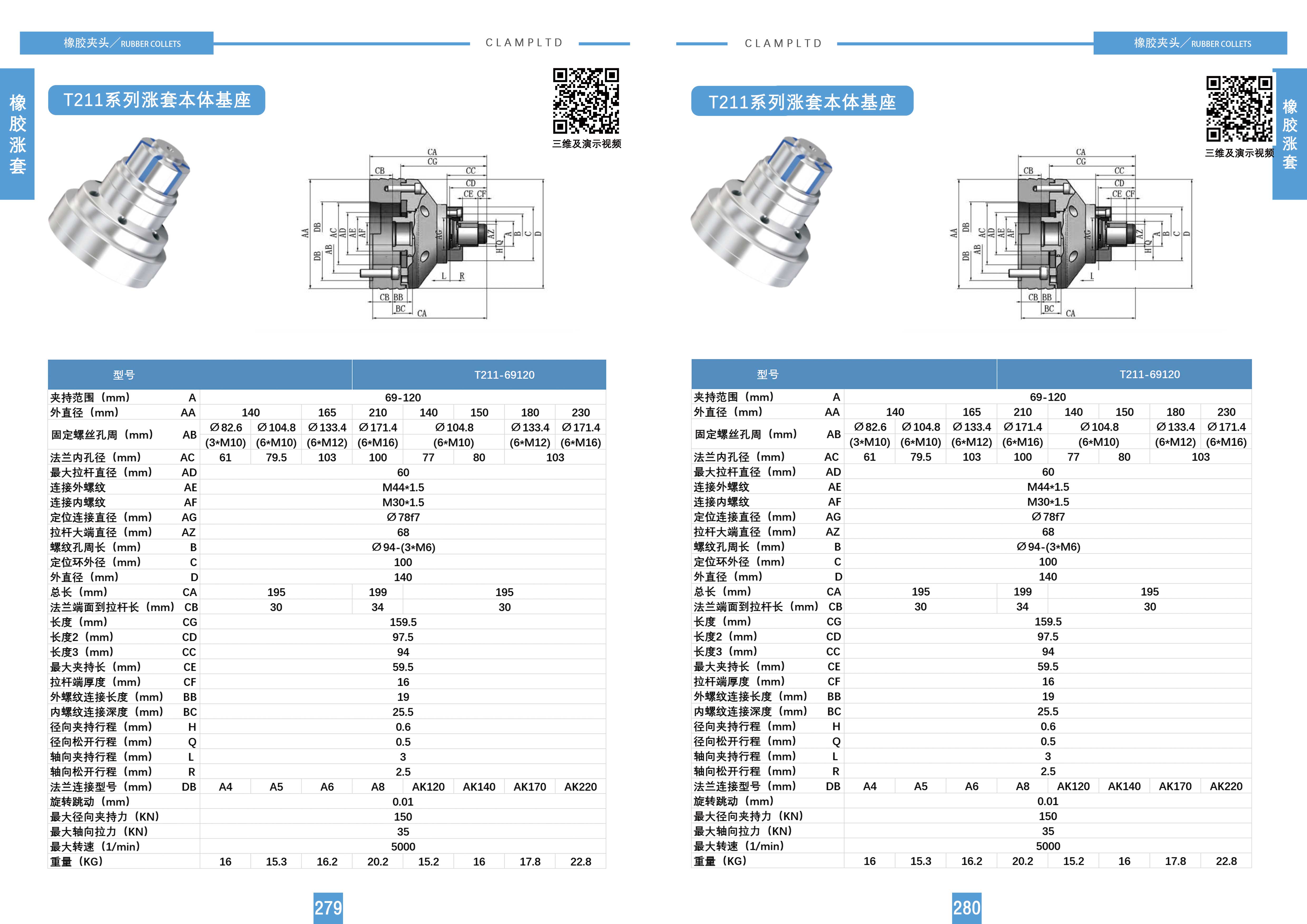 T211系列涨套本体基座 涨套安装座 第4张