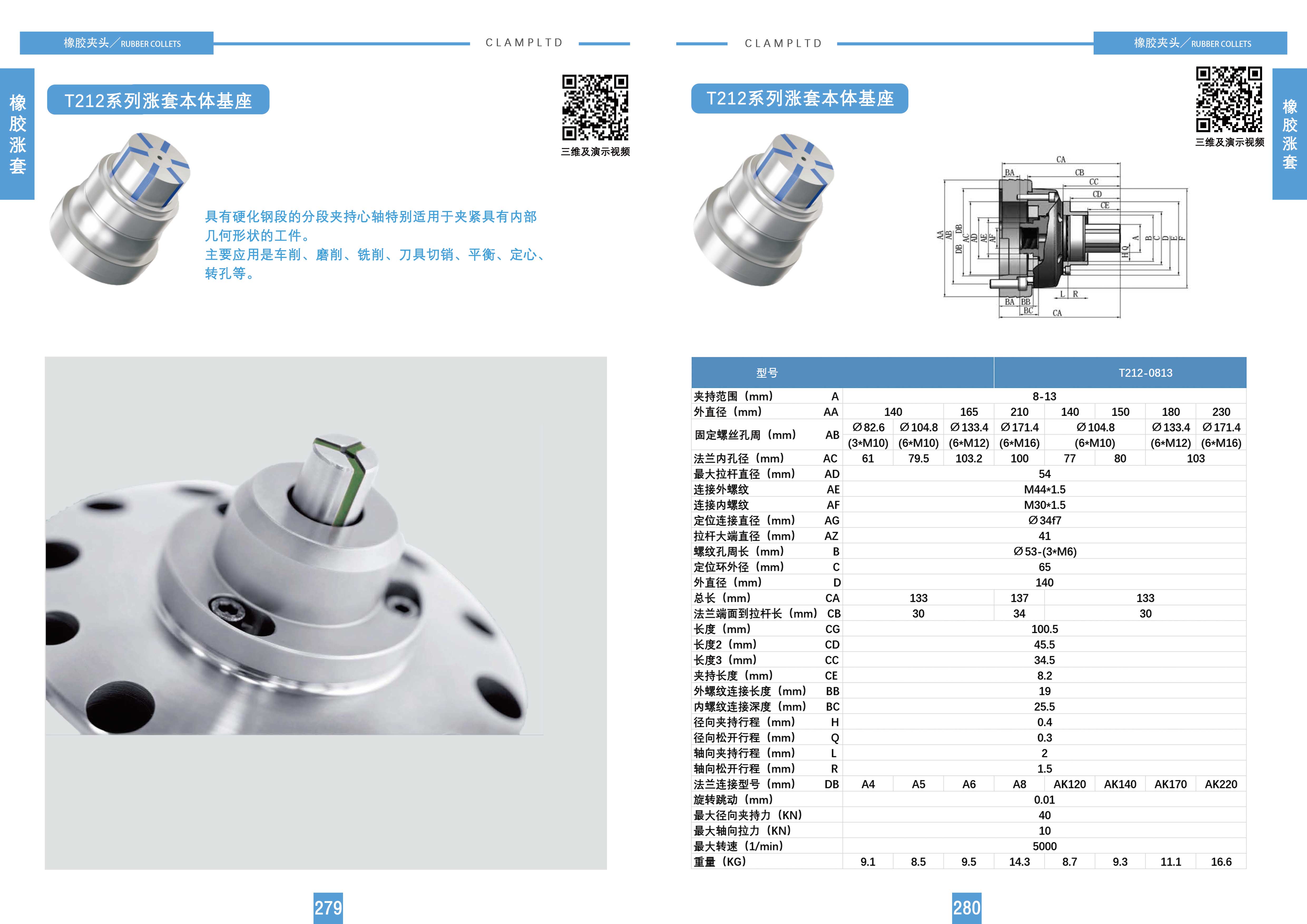 T212系列涨套本体基座