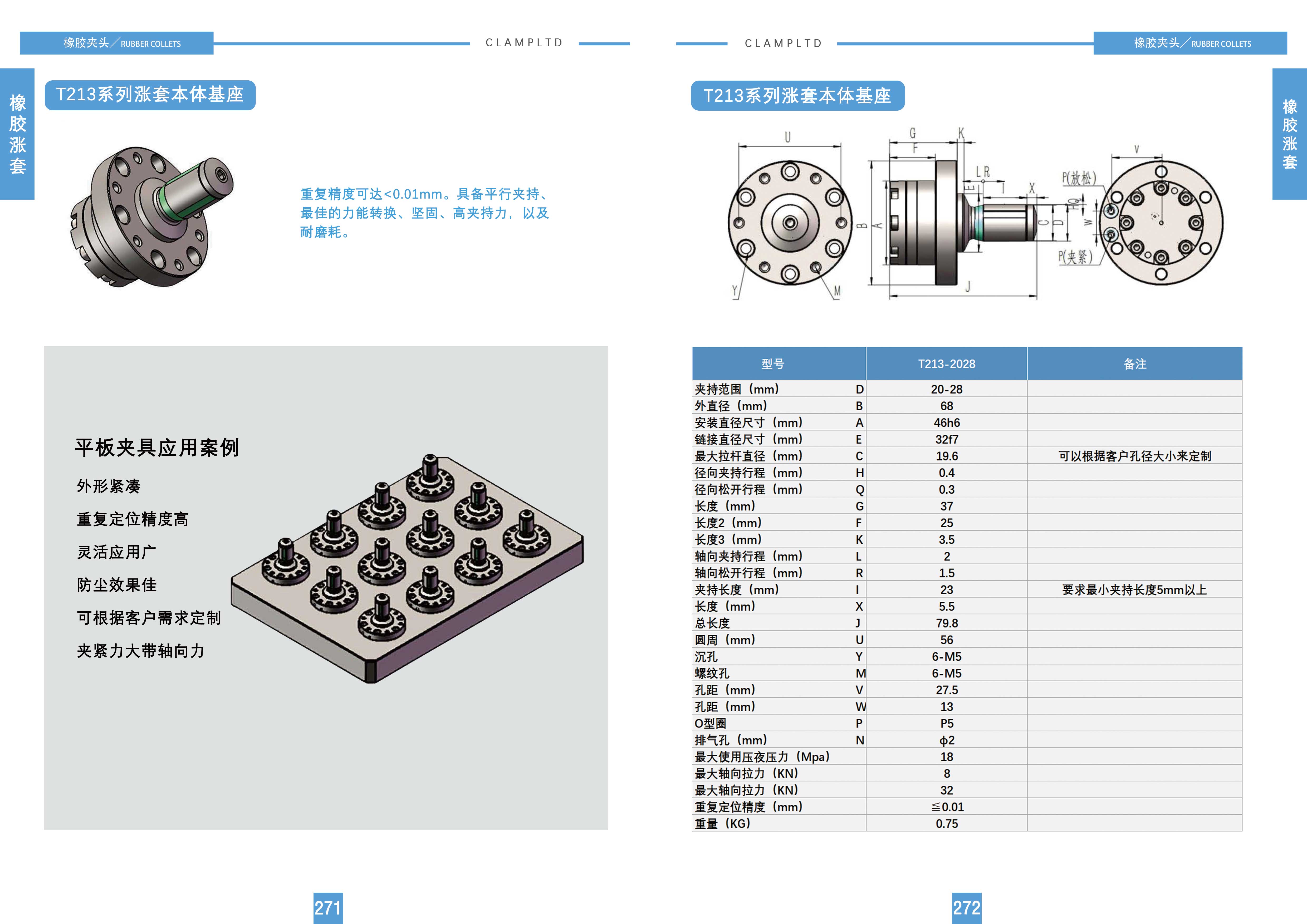 T213系列涨套本体基座