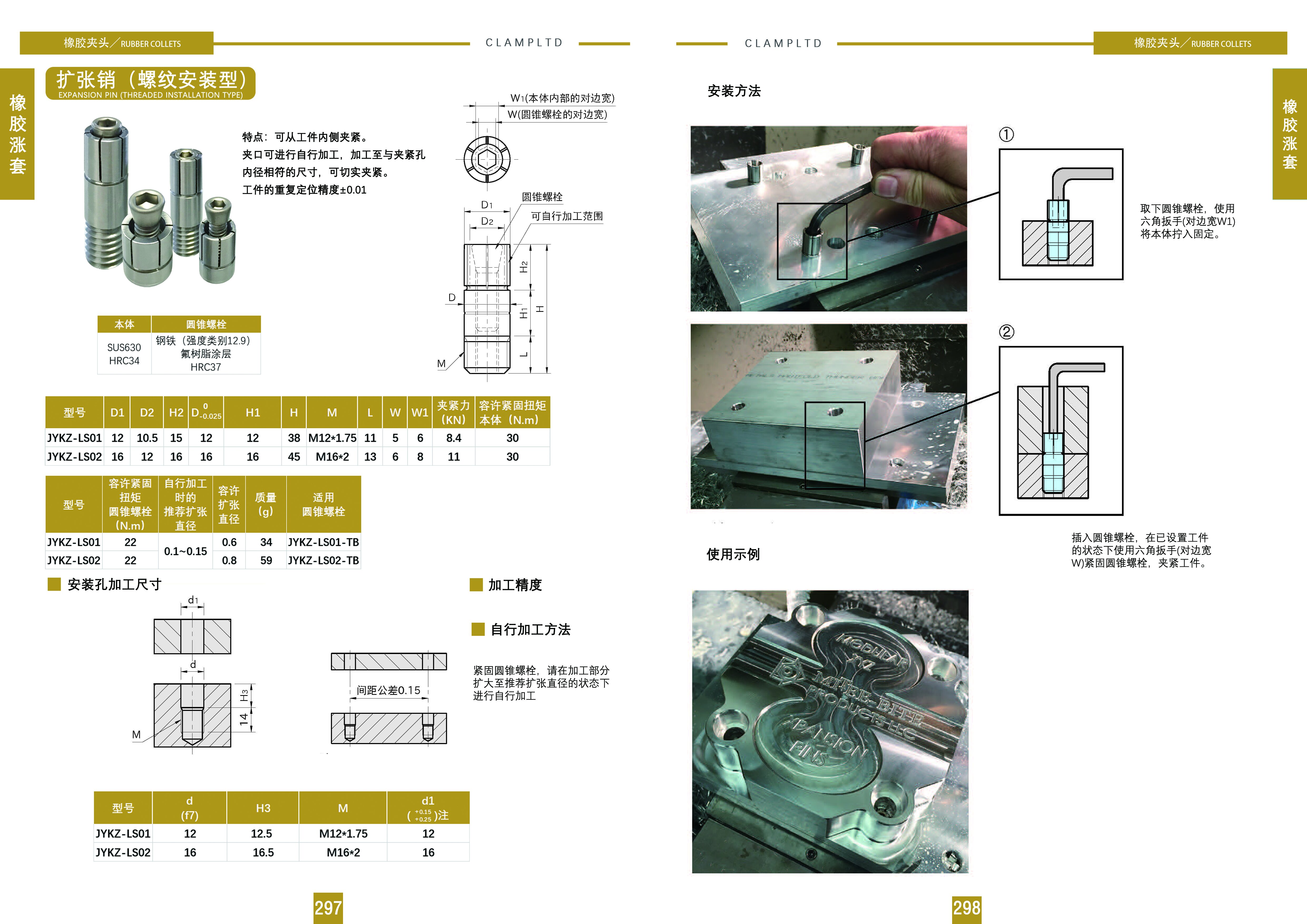 扩张销 手动圆形固定夹具 第2张