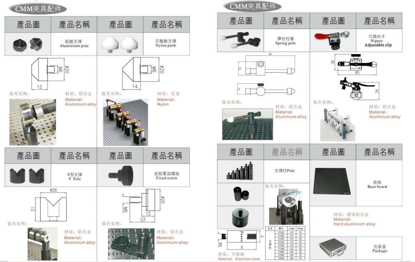 CMM三坐標爽具套装 夹具标准件 第4张